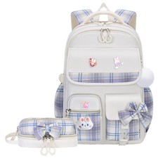 Girls Backpack Kids School Bookbag Lunch Box Pencil Case Set Cute Daypack