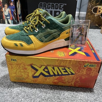 Kith Asics Gel Lyte III Marvel X-Men Rogue Size 9.5