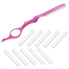 11 Pcs Hair Razors for Cutting Hair Thinning Styling Feather Razors Kit with Rep