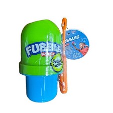 Fubbles No Spill Bubble Tumbler Pink Blue Bubble Toy, New