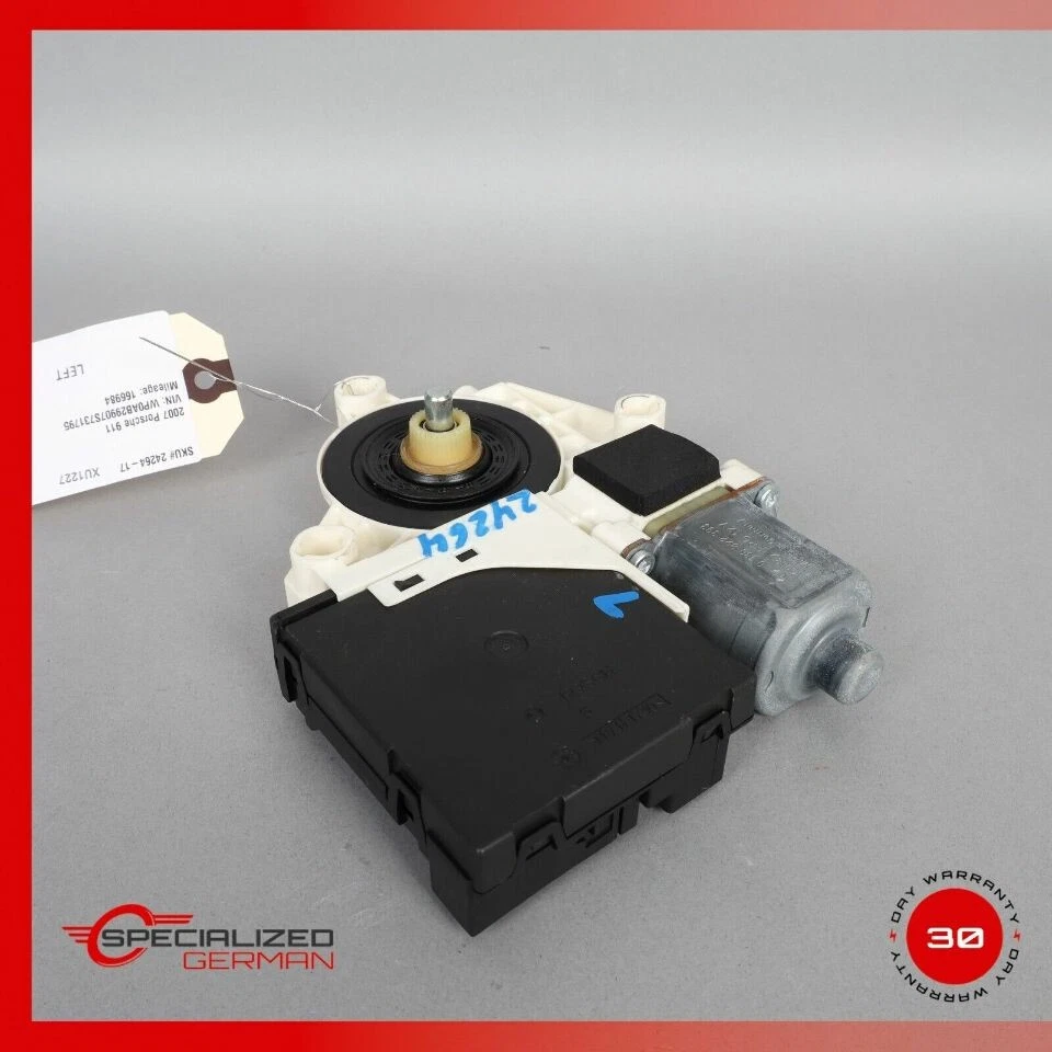 Porsche 911 997 2007 turbo cupé motor ventana eléctrica izquierda fabricante de equipos originales usado Foto 3 de 4