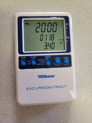 Traceable Excursion-Trac Data Logging Thermometer