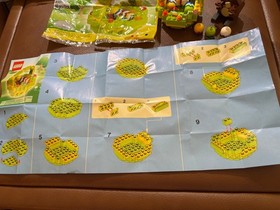 Lego #40017 Easter Basket & #40018 COMPLETE with Instructions & polybags EUC