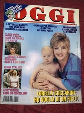 RIVISTA OGGI 1992 N. 28. LORELLA CUCCARINI, NASTASSJA KINSKI, STALLER, BAUDO.