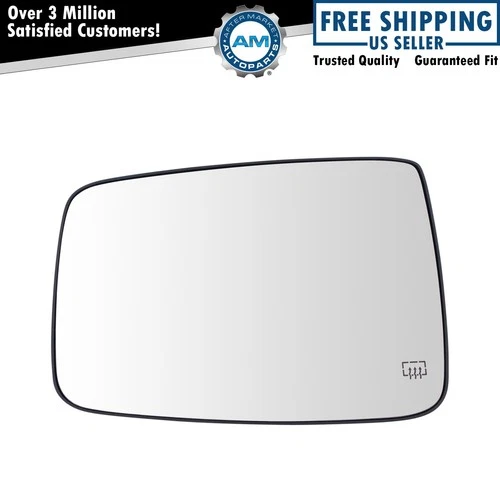 Exterior Mirror Glass Power Heated LH Diver Side for Dodge Ram 1500 2500 New