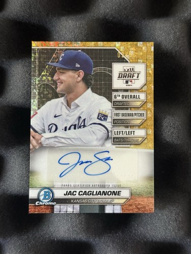 Jac Caglianone #BDNA-JC 2024 Bowman Draft Night Autograph card