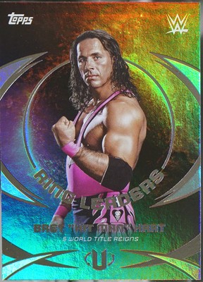 2025 Topps Universe WWE - Ring Leaders #RL-2 Bret Hit Man Hart Wrestling EX