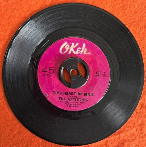Northern soul The Artistics This heart of mine   Plays VG+