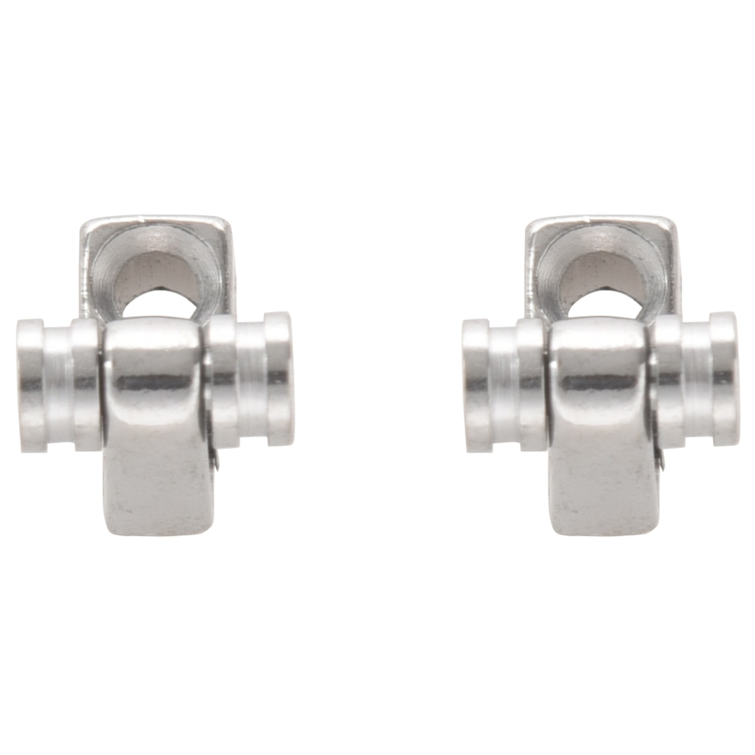Set Of 2 Chrome Roller String Retainer Trees Guitar Parts H5S69644