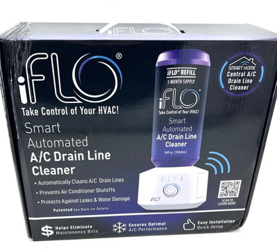 Iflo Smart Automated A/C Drain Line Cleaner iFlokit01 UPC 180104001018