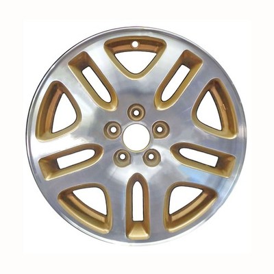 16x6.5 5 Double Spoke Used Alloy Wheel Machined & Painted Bright Gold 560-68710
