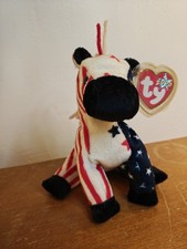 TY Beanie Baby 2000 Donkey Democrat with Tags  named "Lefty"