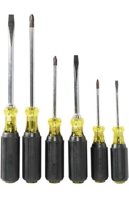 Set 6 Destornilladores Klein Tools 85074 Profesionales Punta Mixta