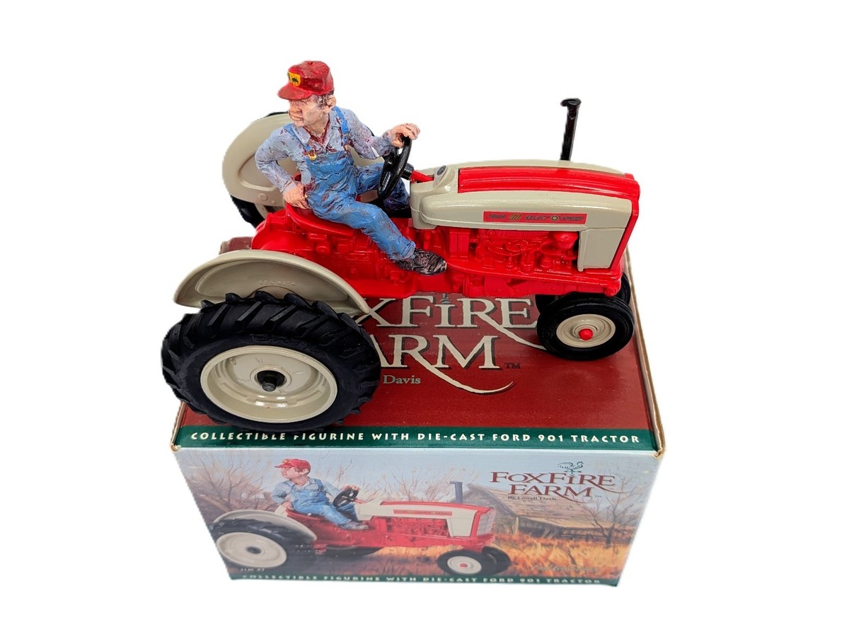 1/16 Fox Fire Farm Ford 901 Tractor W/ Figurine, Jim #7 | eBay