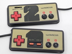 Sharp Twin Famicom AN-500B Black/Red | New Belt | Fully Tested 5 Games