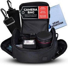 Deluxe Padded Medium Camera Bag for Canon T6 T6i T7 T7i M50 90D 80D 77D 4000D