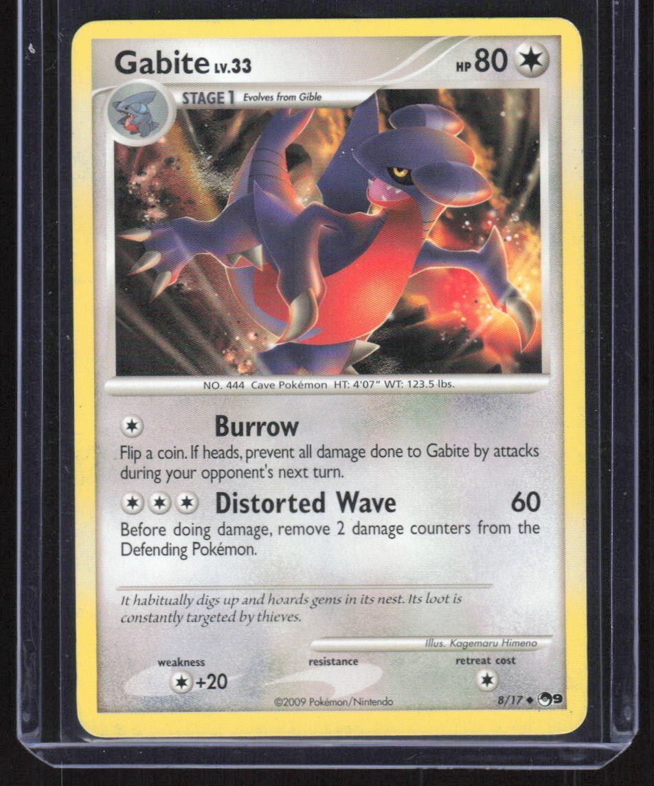 Pokémon TCG Gabite #8/17 Uncommon 2009 Promo