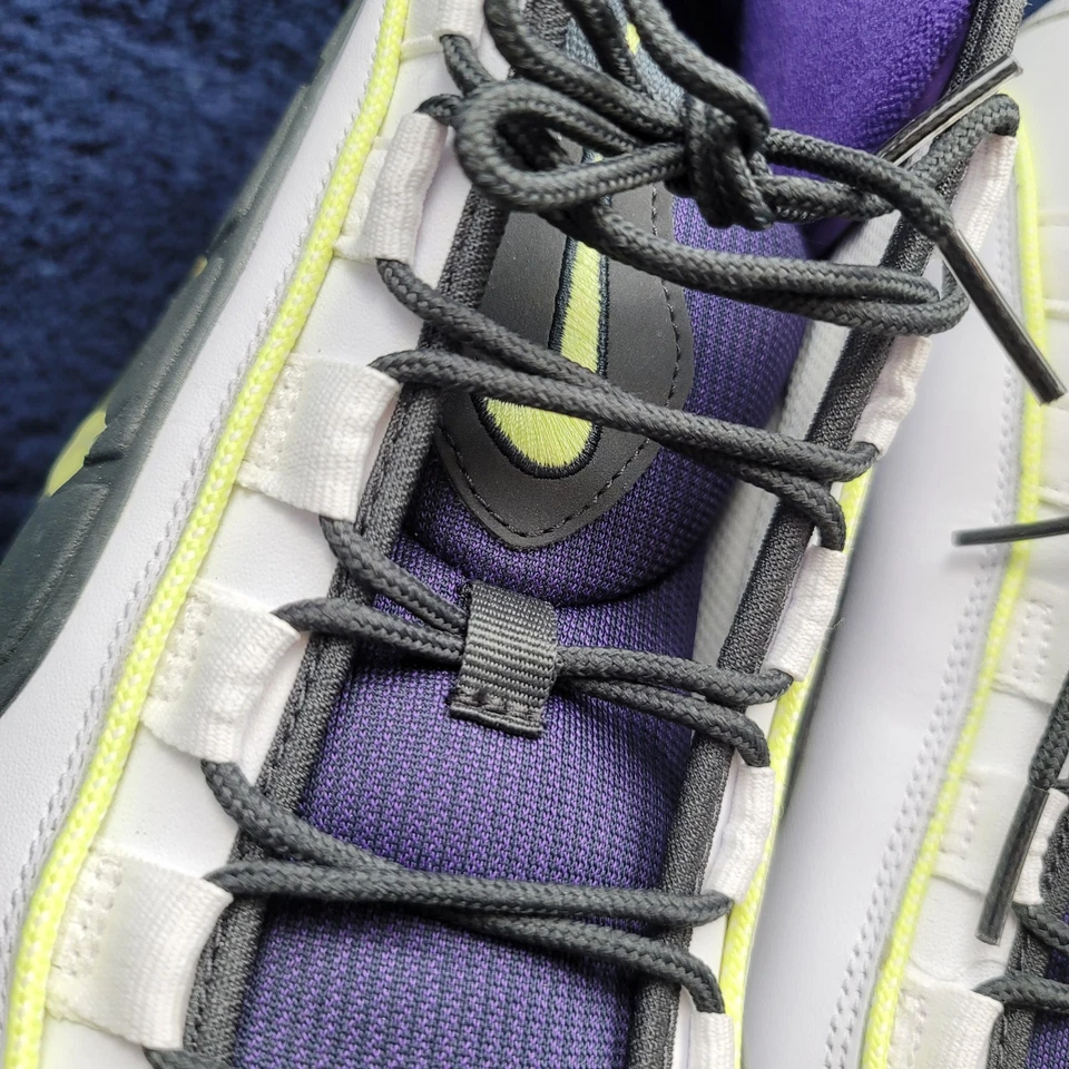 Nike Air Max Penny 1 Zapatos Talla 7.5 Juveniles FZ3546-100 Blanco Limón Twist Nuevos Foto 3 de 4