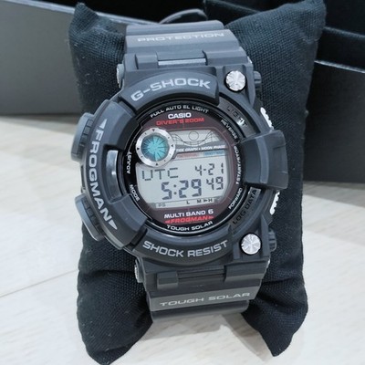Used CASIO G-SHOCK FROGMAN GWF-1000-1JF Stainless steel 2009 Black