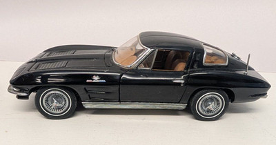 Vintage 1963 Corvette Sting Ray Coupe toy car with moveable parts, Die Cast