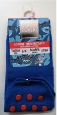 Enrico Coveri children's short non-slip sock 1 pair cotton art. boy