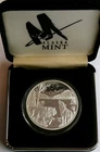 "NORTHERN WOLF" Alaska Great Seal 1 Oz .999 Silver Proof Round in Case