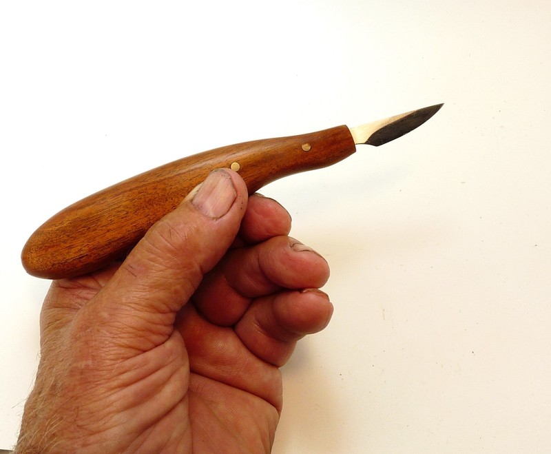Davis Bros. Collectible Handmade GLK #1 Woodcarving & Whittling Detail Knife