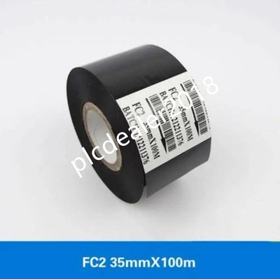 10PCS Black Hot Stamp Ribbon FC2 35mm x 100m For Coder Printer Machine #xh