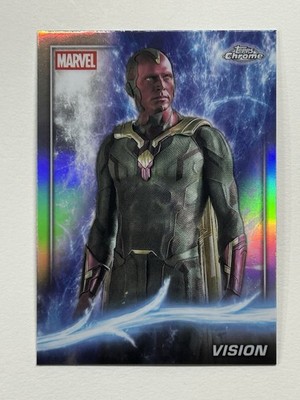 2025 Topps Chrome Marvel Vision Refractor #55