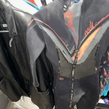 O'Neill Psycho 3 Zen Zip Full Wetsuit Black Size 6 See Photos Youth