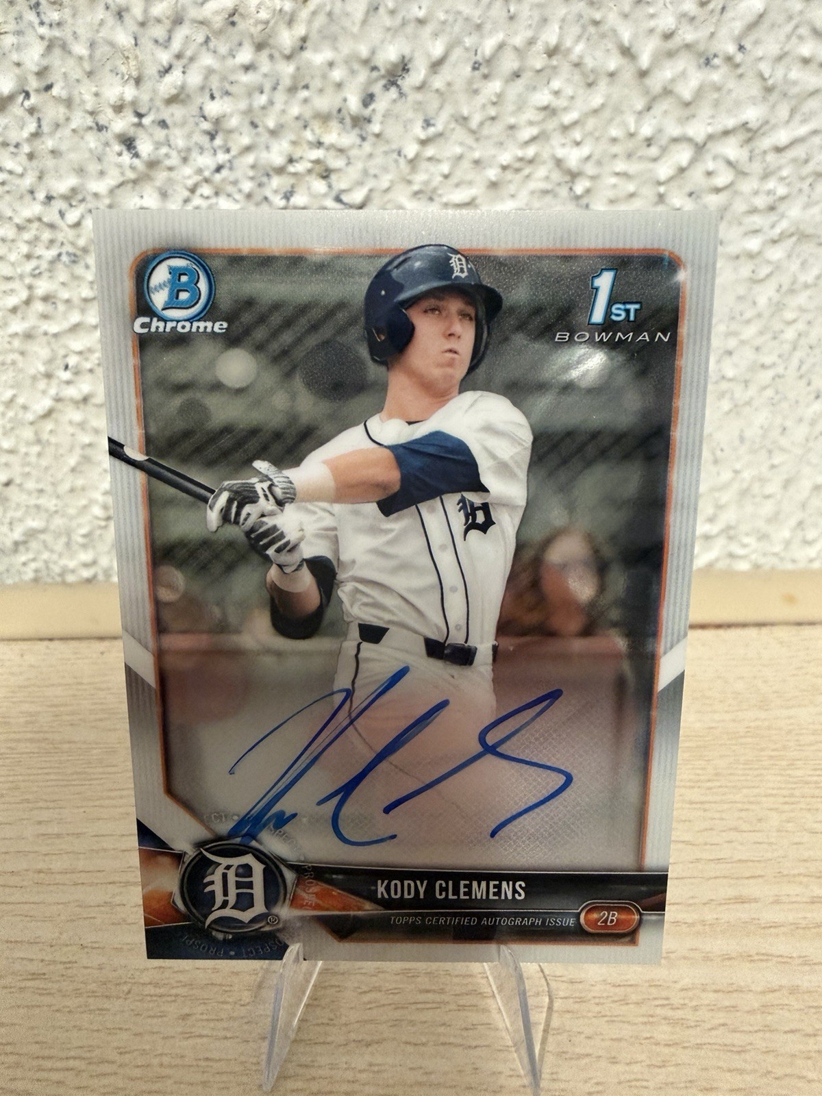 2018 Bowman Draft - Chrome Draft Pick Autographs Kody Clemens #CDA-KC (AU, RC)