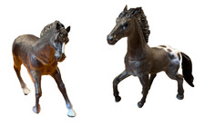 Vintage Realistic Horses Figures Animals Lot Running Derby Replacements Toys VTG