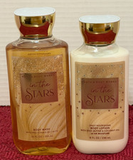 2 pc Set Bath  Body Works In the Stars Body Wash 10oz, Body Lotion 8oz New