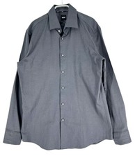 Hugo Boss Men H-Hank-kent-C1-214 Slim Fit Formal Shirt Size L - 41 16