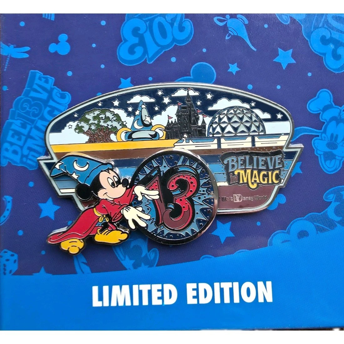 Limited Edition to 300, 3 of 4, Believe In The MAGIC, 2023 Rear Disney Pin