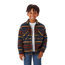 Members Mark Boys X-Large 14/16 Sherpa Lined Shacket - Western Navy
