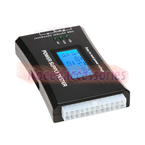 PC Computer LCD 20/24 Pin 4 PSU ATX BTX ITX SATA HDD Digital Power Supply Tester