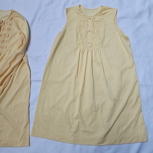GOSSARD ARTEMIS Talla L Grande De Colección Amarillo Calado Nylon Peignoir Camisón Bata - Imagen 3 de 8