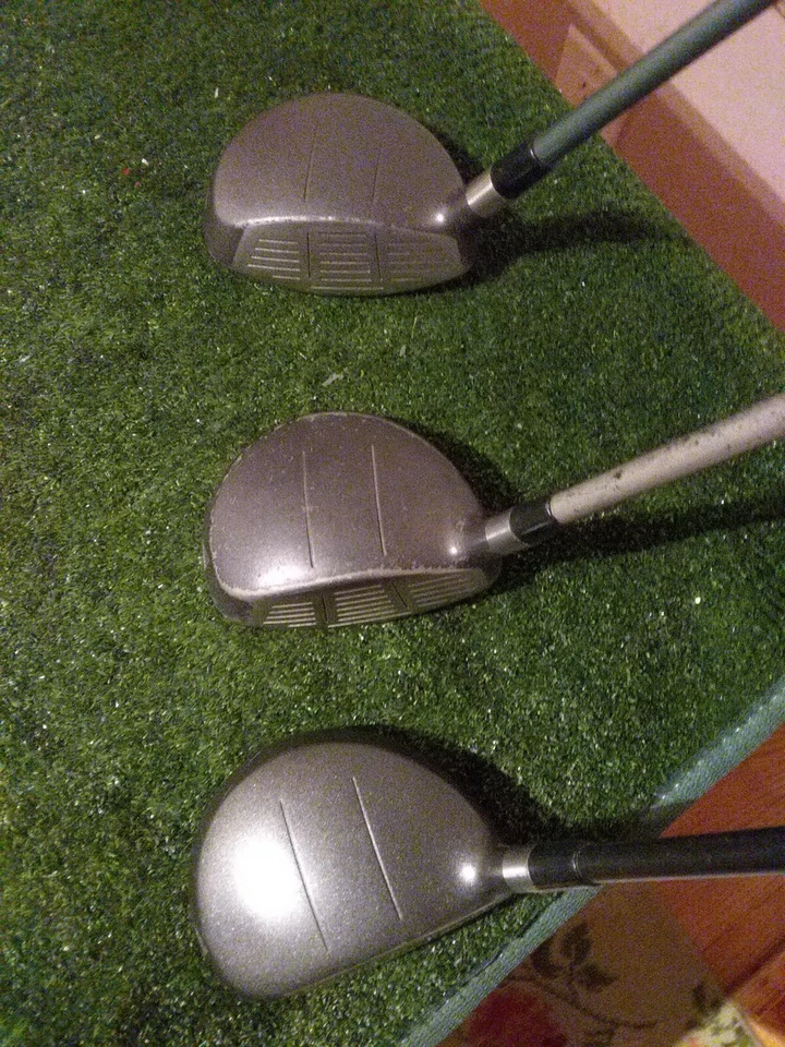 Adams Ladies Tight Lies 2 Spin Control 3-5-7 Woods Set Graphite Shafts - Image 3 of 4