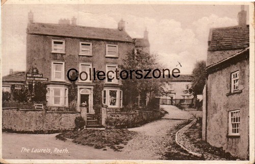 1934 Reeth Village The laurels Printed Postcard posted