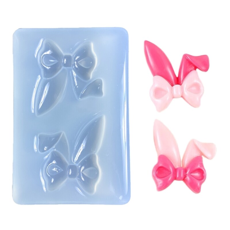Bowknot Silicone Mold,3D Resin Jewelry Mold Nail Art Decor Mold Pendant Mold
