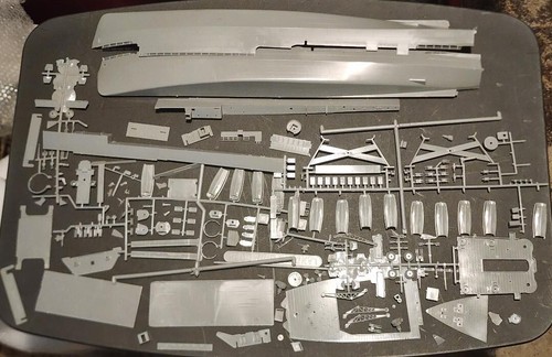 MUY RARO Lindberg 1/288 USS TORTUGA muelle de barco de desembarco (LSD-26) y camiones GHQ - Imagen 2 de 24