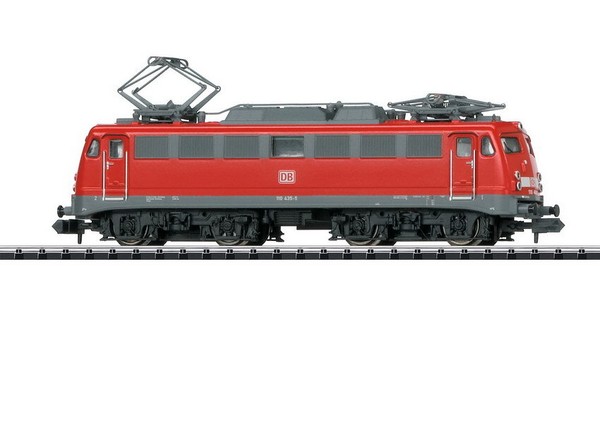 Minitrix 16108 Spur N E-Lok Br 110 435-5 Db BüGelfalte Epoche V Sound 1:160-image