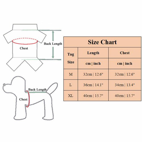 Moda Cachorro Perro Jersey Invierno Perros Abrigo Cálido Tejido Suéter Ropa para Mascotas Lindo✔ - Imagen 2 de 26
