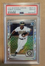 2020 1st Bowman Chrome Mojo Refractor Robert Puason #BCP145 PSA 10