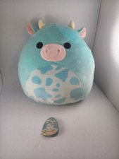 Squishmallows 16" TULUCK BLUE Cow ULTRA RARE LIMITED EDITION Kellytoy NWT