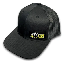 AEV Patch Logo Trucker Hat - Black