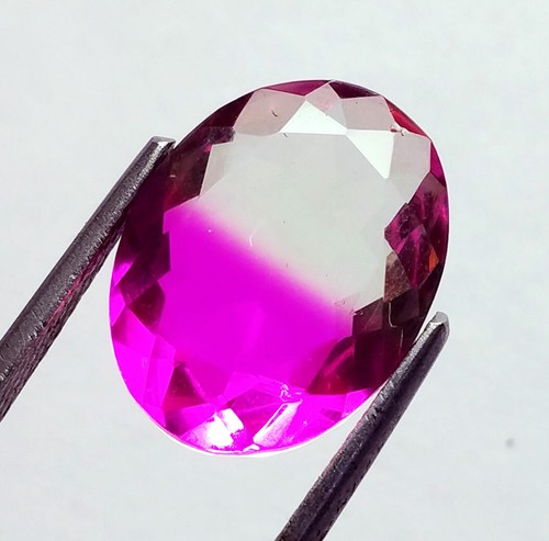 Mixed Color Quartz Oval Shape Certified Loose Gemstone 8.40 Ct With Free Gift - Picture 2 of 7
