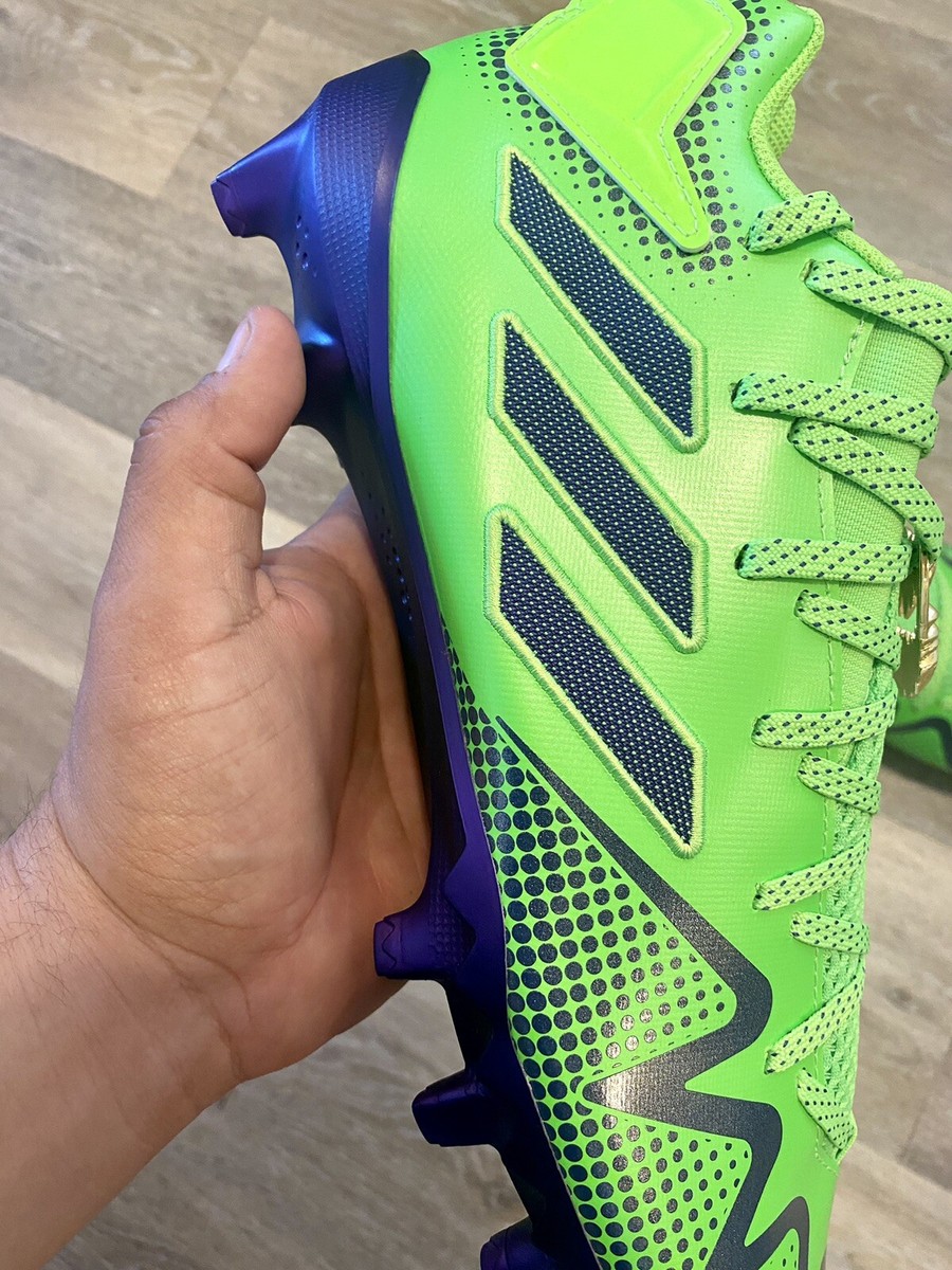 Adidas Freak 22 'The Hulk' Green Metallic Purple Football Cleat