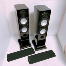 MONITOR AUDIO SILBER RX6 Tallboy Lautsprecher Betrieb bestätigt Farbe Piano B...